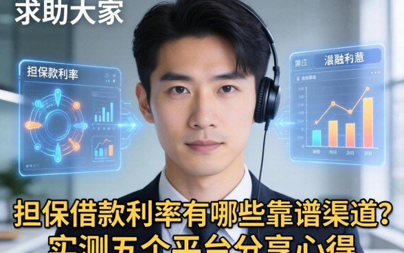 求助大家，担保借款利率有哪些靠谱渠道？实测五个平台分享心得