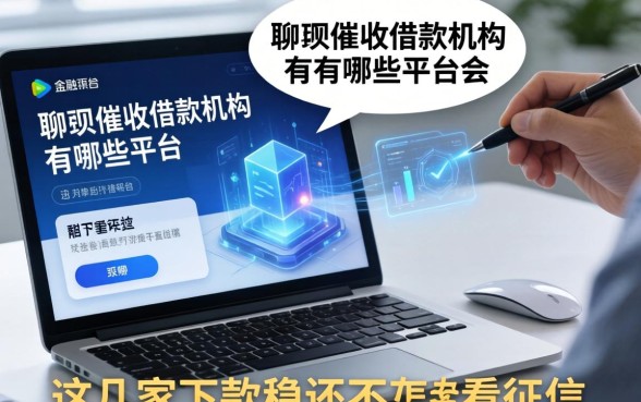 聊聊催收借款机构有哪些平台，这几家下款稳还不怎么看征信