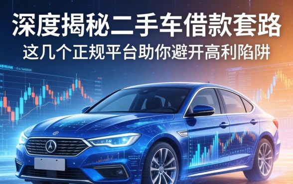 深度揭秘二手车借款套路，这几个正规平台助你避开高利陷阱
