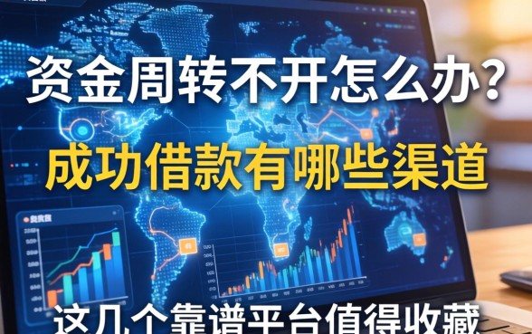 资金周转不开怎么办？成功借款有哪些渠道？这几个靠谱平台值得收藏