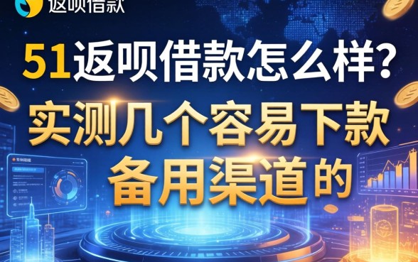 51返呗借款怎么样？实测几个容易下款的备用渠道
