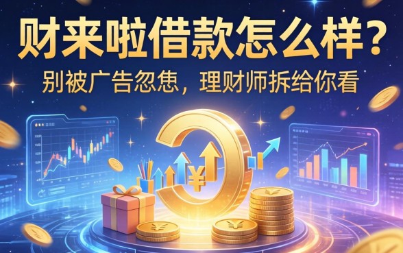 财来啦借款怎么样？别被广告忽悠，理财师拆给你看