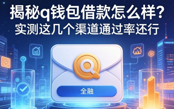 揭秘q钱包借款怎么样？实测这几个渠道通过率还行