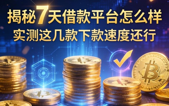 揭秘7天借款平台怎么样：实测这几款下款速度还行