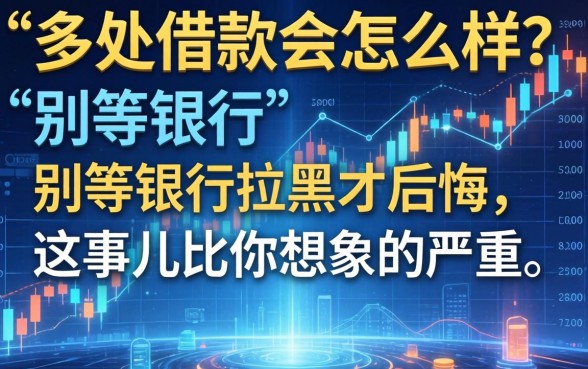 多处借款会怎么样？别等银行拉黑才后悔，这事儿比你想象的严重