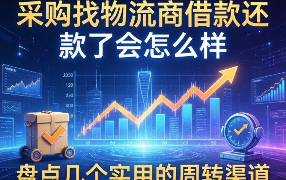 采购找物流商借款还款了会怎么样？盘点几个实用的周转渠道