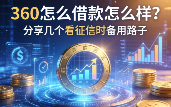 360怎么借款怎么样？分享几个不看征信的备用路子