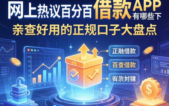 网上热议百分百下款的借款app有哪些，亲测好用的正规口子大盘点