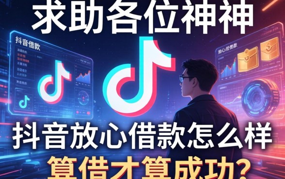 求助各位大神，抖音放心借款怎么样算借才算成功？