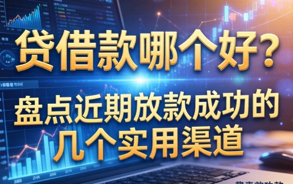 贷借款哪个好？盘点近期放款成功的几个实用渠道