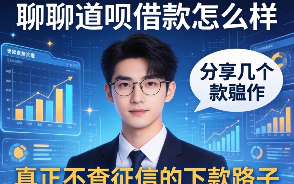 聊聊道呗借款怎么样，分享几个真正不查征信的下款路子