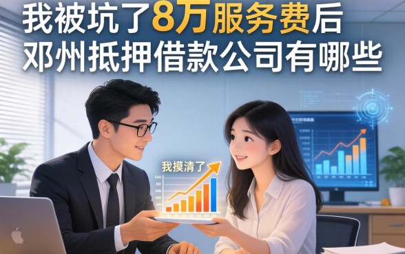 被坑了8万服务费后，我摸清了邓州抵押借款公司有哪些
