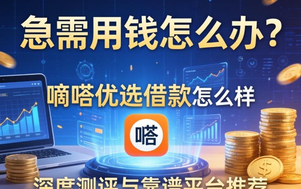 急需用钱怎么办？嘀嗒优选借款怎么样？深度测评与靠谱平台推荐