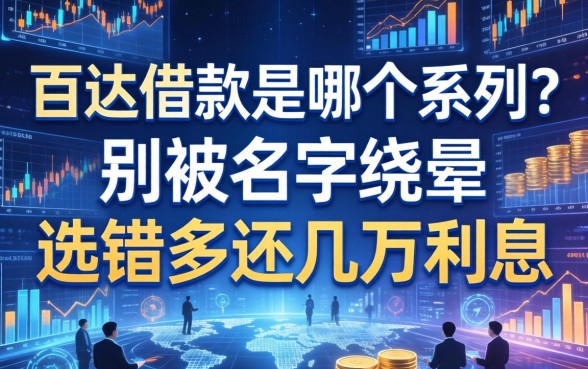 百达借款是哪个系列？别被名字绕晕，选错多还几万利息