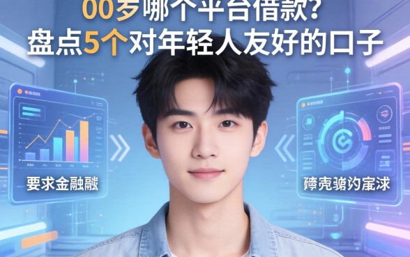 00后在哪个平台借款？盘点5个对年轻人友好的口子