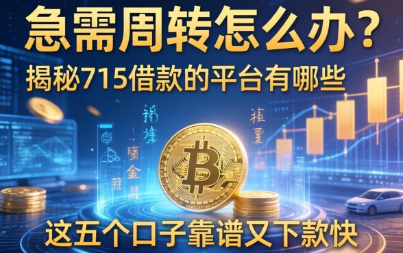 急需周转怎么办？揭秘715借款的平台有哪些，这五个口子靠谱又下款快