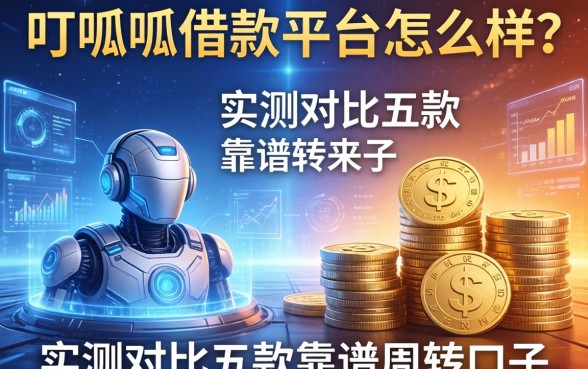 叮呱呱借款平台怎么样？实测对比五款靠谱周转口子