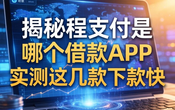 揭秘程支付是哪个借款app，实测这几款下款快