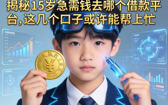 揭秘15岁急需钱去哪个借款平台，这几个口子或许能帮上忙