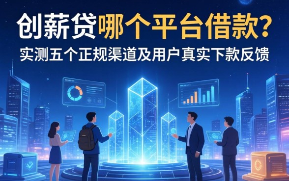 创薪贷在哪个平台借款？实测五个正规渠道及用户真实下款反馈