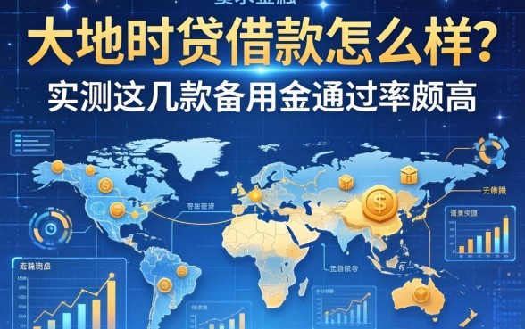 大地时贷借款怎么样？实测这几款备用金通过率颇高