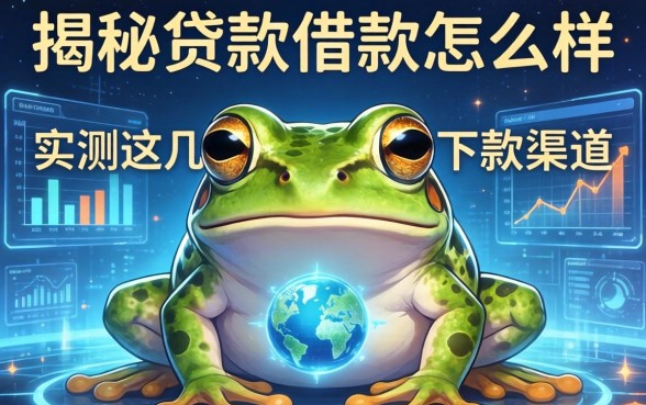 揭秘贷款蛙借款怎么样，实测这几个下款渠道