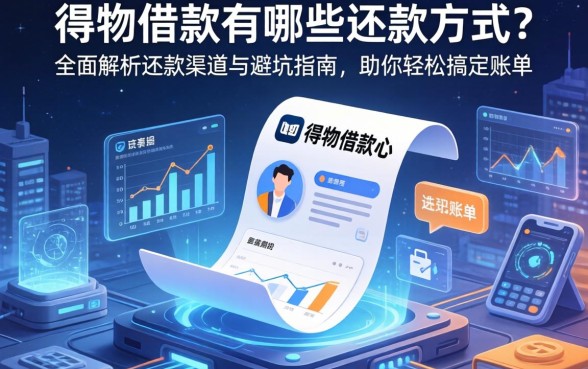得物借款有哪些还款方式？全面解析还款渠道与避坑指南，助你轻松搞定账单