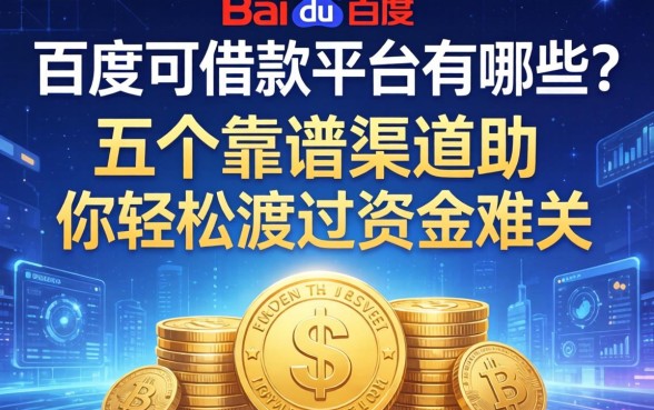 百度可借款平台有哪些？这五个靠谱渠道助你轻松渡过资金难关