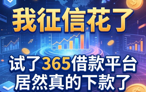 我征信花了，试了365借款平台居然真的下款了