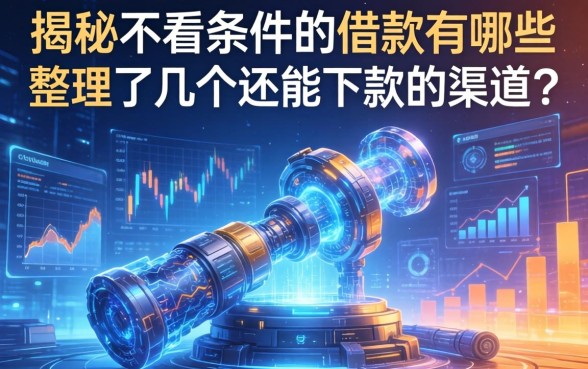 揭秘不看条件的借款有哪些，整理了几个还能下款的渠道