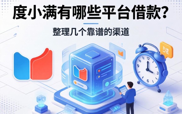 度小满有哪些平台借款？整理了几个靠谱的渠道