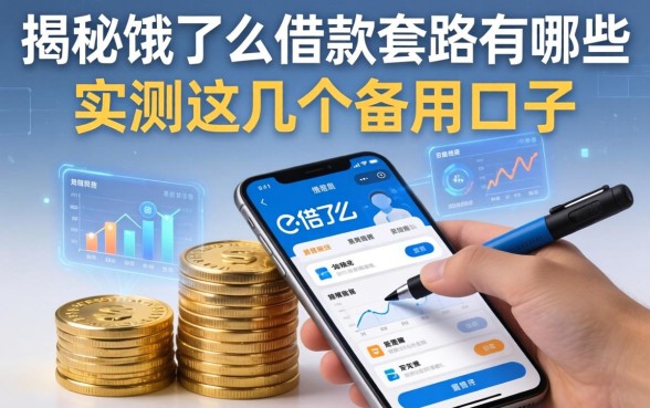 揭秘饿了么借款套路有哪些，实测这几个备用口子