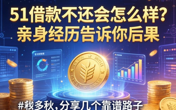 51借款不还会怎么样？亲身经历告诉你后果并分享几个靠谱路子