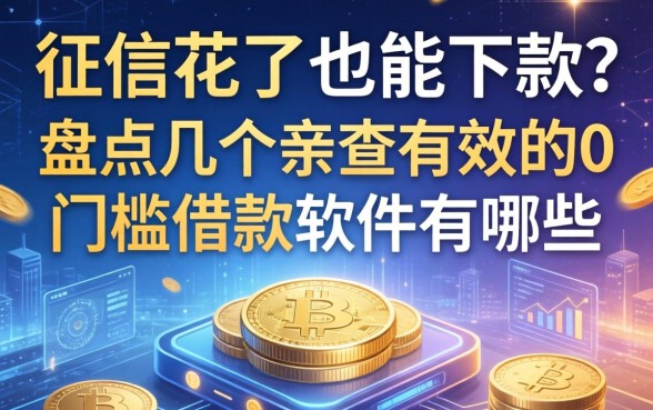 征信花了也能下款？盘点几个亲测有效的0门槛借款软件有哪些
