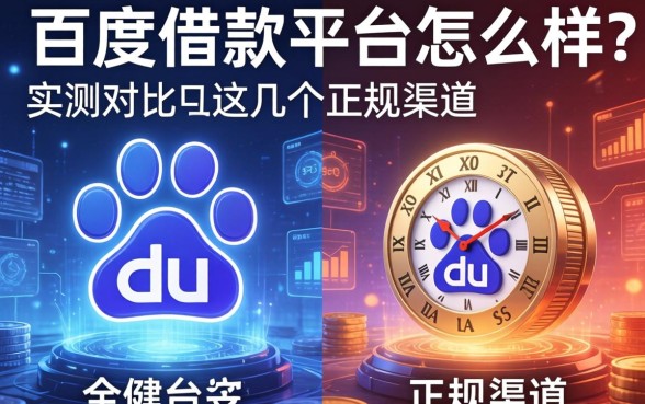 百度借款平台怎么样？实测对比这几个正规渠道