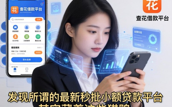 我翻遍了手机里那些不查花的借款平台，发现所谓的最新秒批小额贷款平台其实藏着这些猫腻