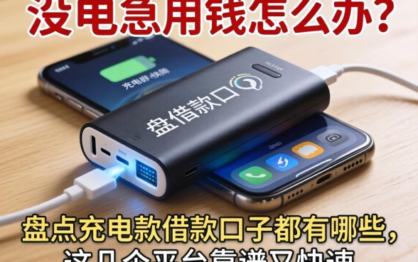 手机没电急用钱怎么办？盘点充电宝借款口子都有哪些，这几个平台靠谱又快速
