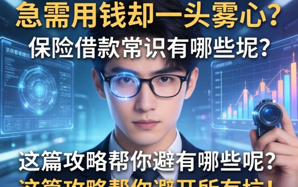 急需用钱却一头雾水？保险借款常识有哪些呢？这篇攻略帮你避开所有坑！
