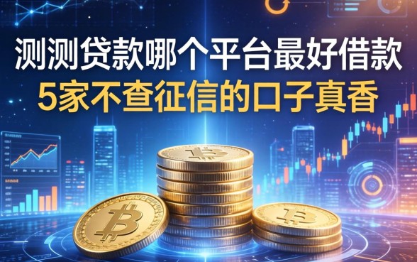 实测贷款哪个平台最好借款的，这5家不查征信的口子真香