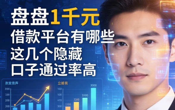 盘点1千元的借款平台有哪些，这几个隐藏口子通过率高