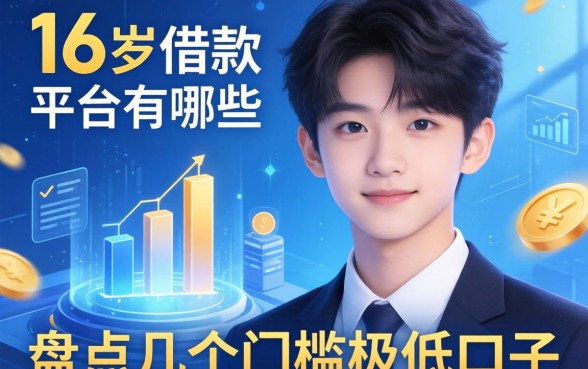 16岁借款的平台有哪些？盘点几个门槛极低的口子