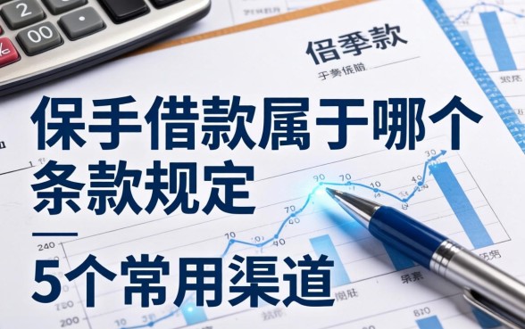 保单借款属于哪个条款规定？整理了5个常用渠道