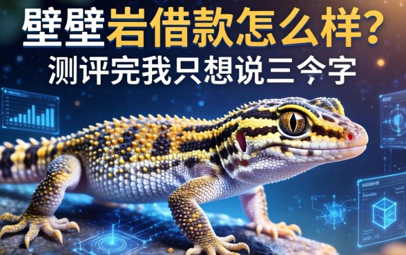 壁虎岩借款怎么样？测评完我只想说三个字