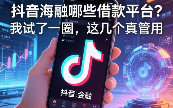 抖音还有哪些借款平台？我试了一圈，这几个真管用