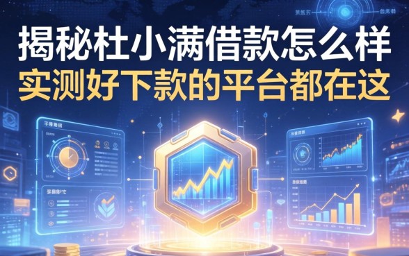 揭秘杜小满借款怎么样，实测好下款的平台都在这