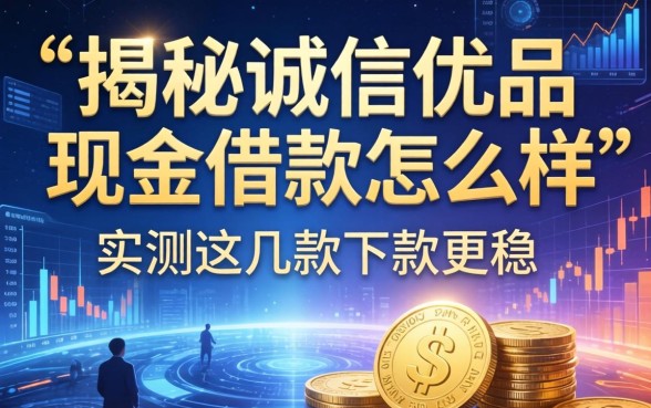 揭秘诚信优品现金借款怎么样，实测这几款下款更稳