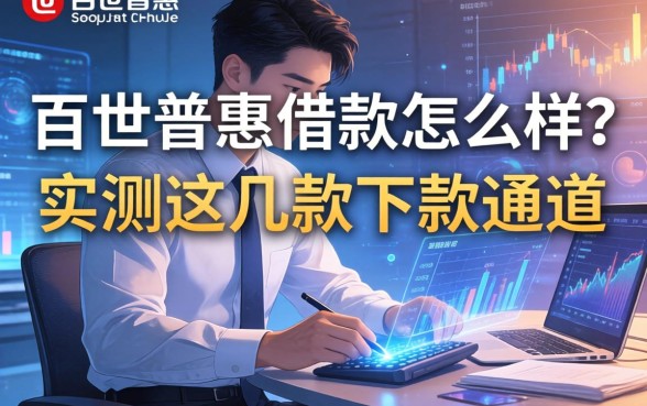 百世普惠借款怎么样？实测这几款下款通道