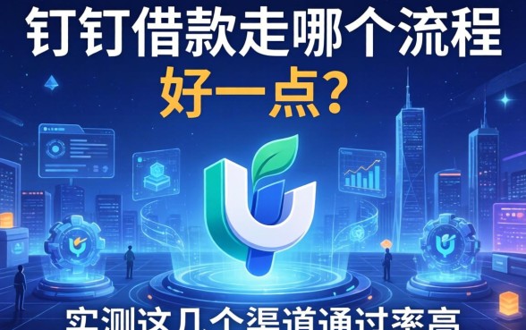 钉钉借款走哪个流程好一点？实测这几个渠道通过率高