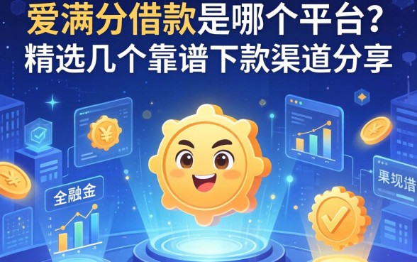 爱满分借款是哪个平台？精选几个靠谱下款渠道分享
