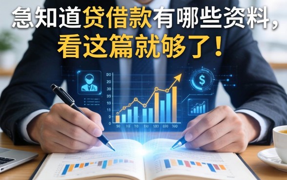 急需用钱手忙脚乱？想知道贷借款有哪些资料，看这篇就够了！